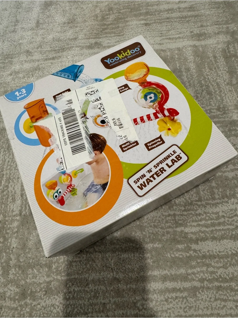 Spin 'n' Sprinkle Water Lab Kids Toy - Red/Green